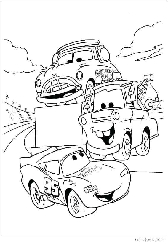 Race Car Coloring Pages for Kids 9