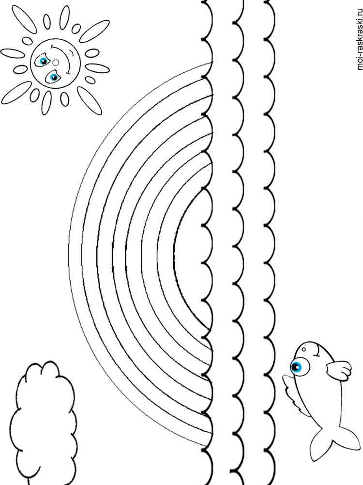 Rainbow Coloring Pages Free Printable 103