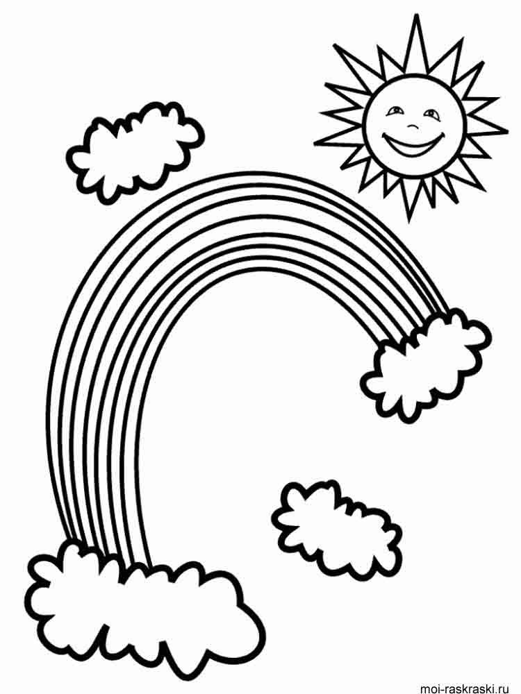 Rainbow Coloring Pages Free Printable 117