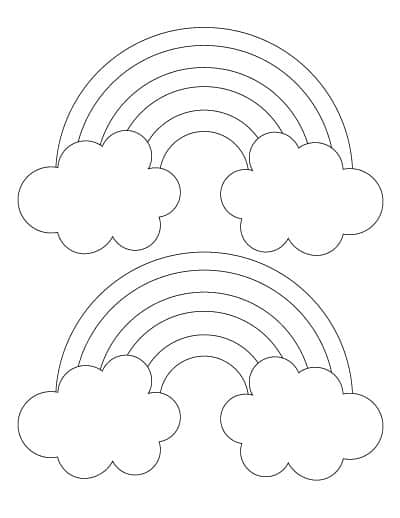 Rainbow Coloring Pages Free Printable 120