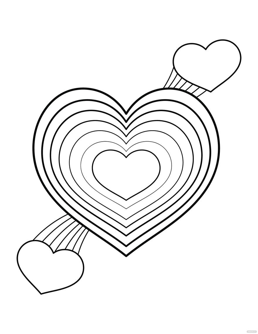 Rainbow Coloring Pages Free Printable 122