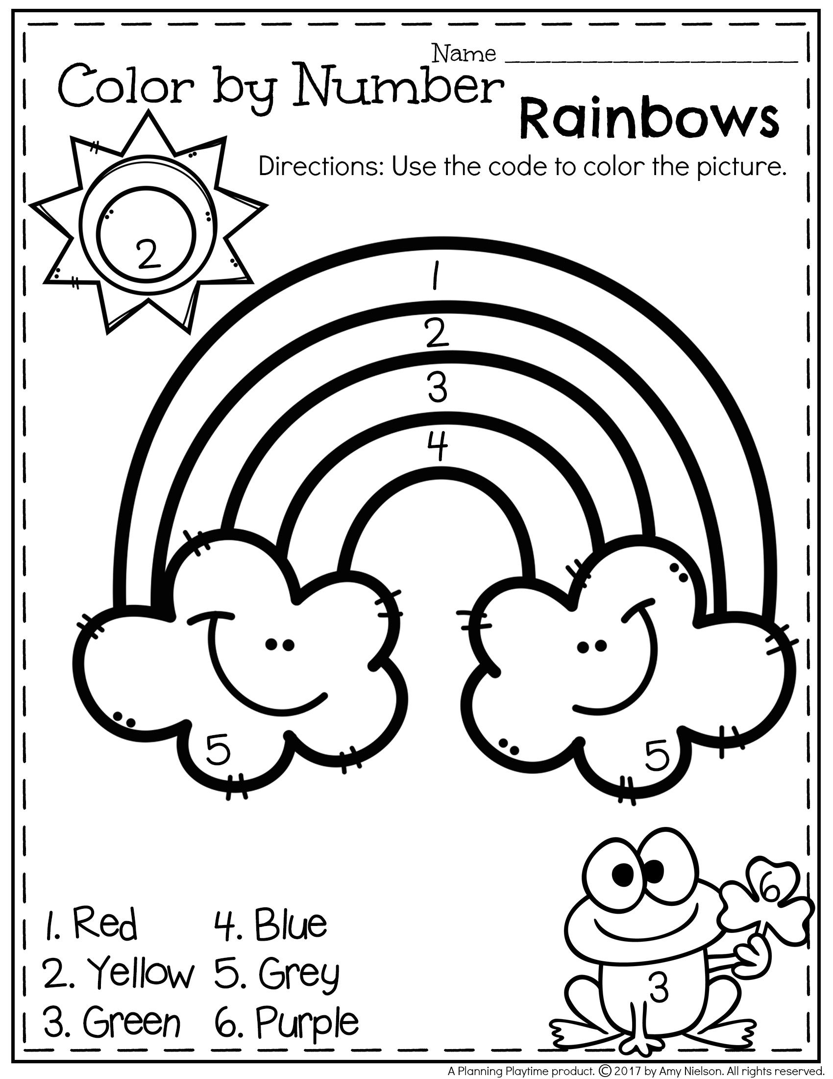 Rainbow Coloring Pages Free Printable 128