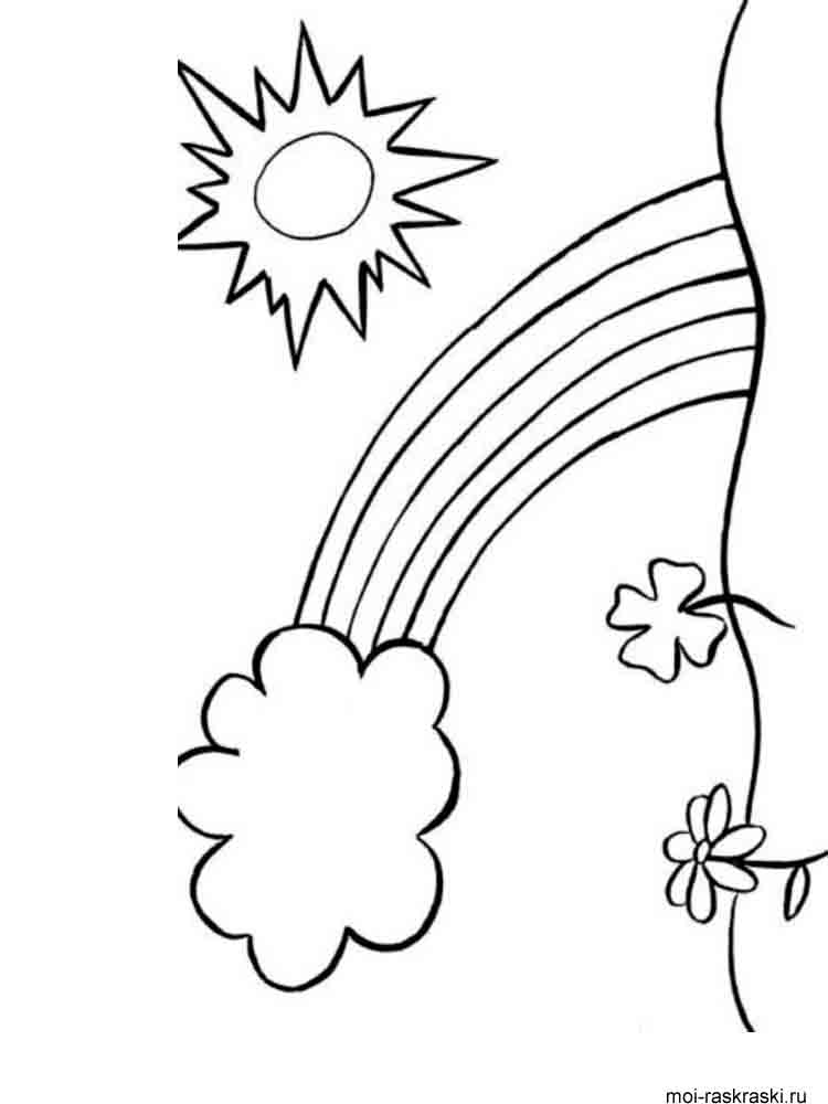 Rainbow Coloring Pages Free Printable 144