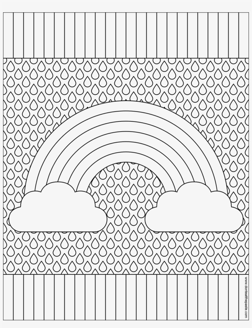 Rainbow Coloring Pages Free Printable 147