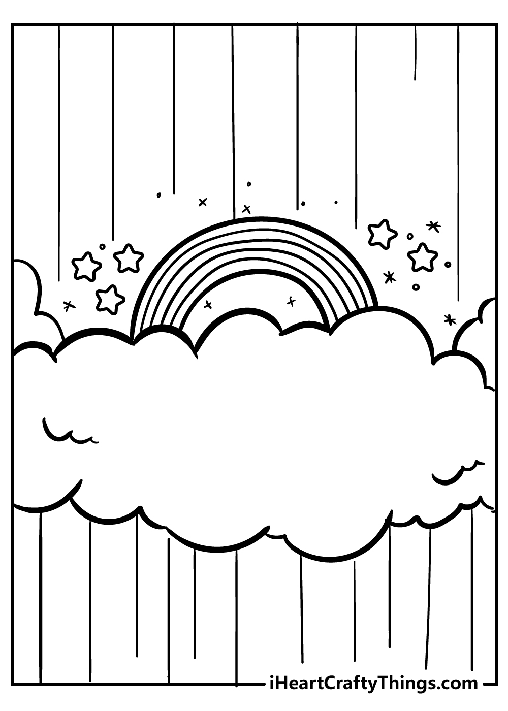 Rainbow Coloring Pages Free Printable 170