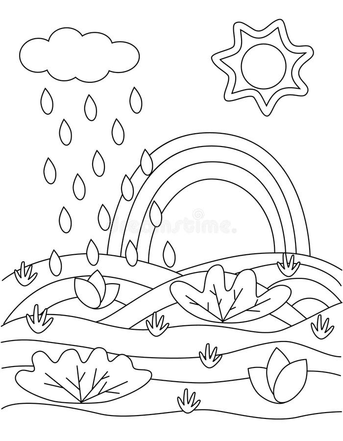 Rainbow Coloring Pages Free Printable 176