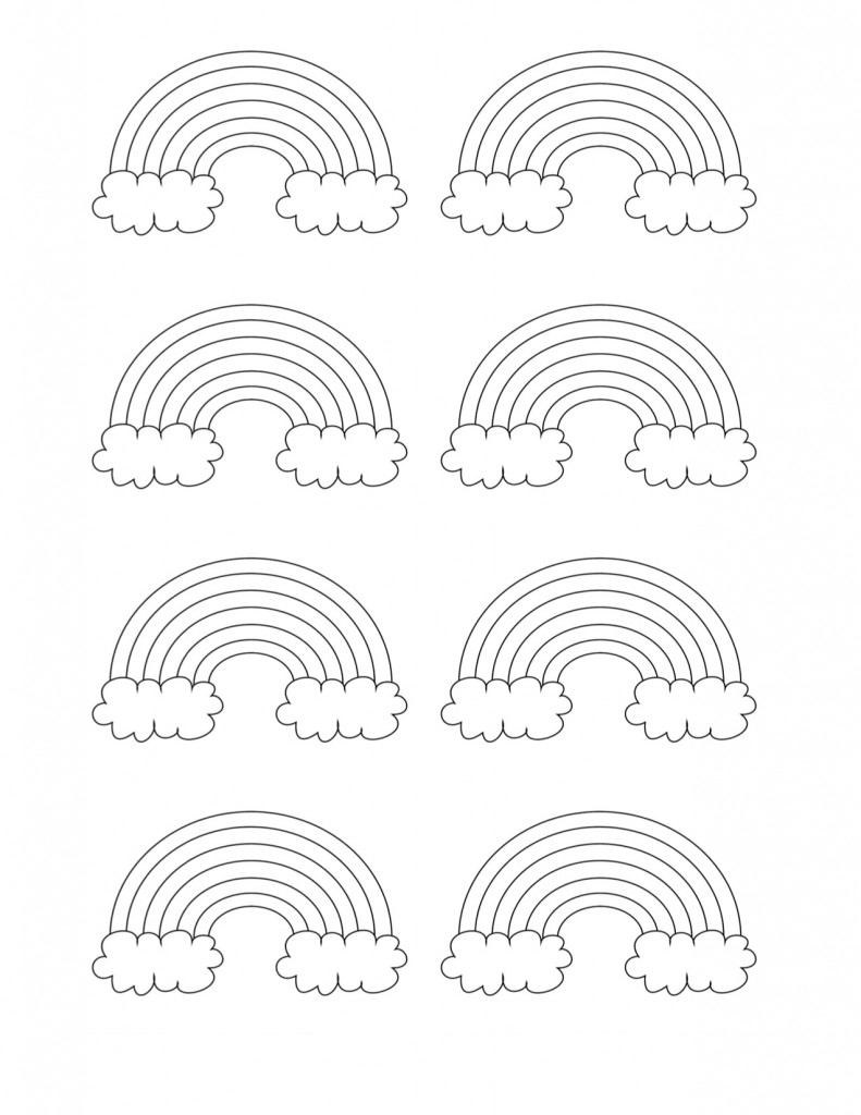 Rainbow Coloring Pages Free Printable 21