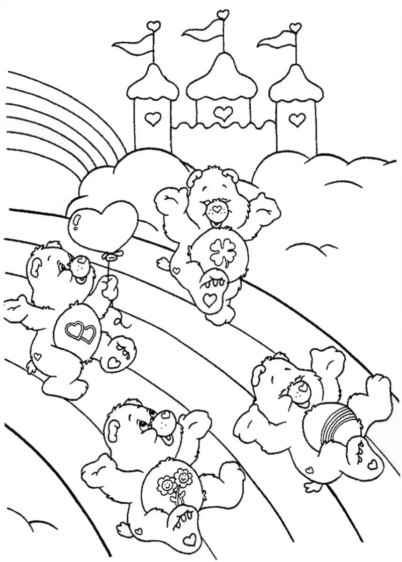 Rainbow Coloring Pages Free Printable 27