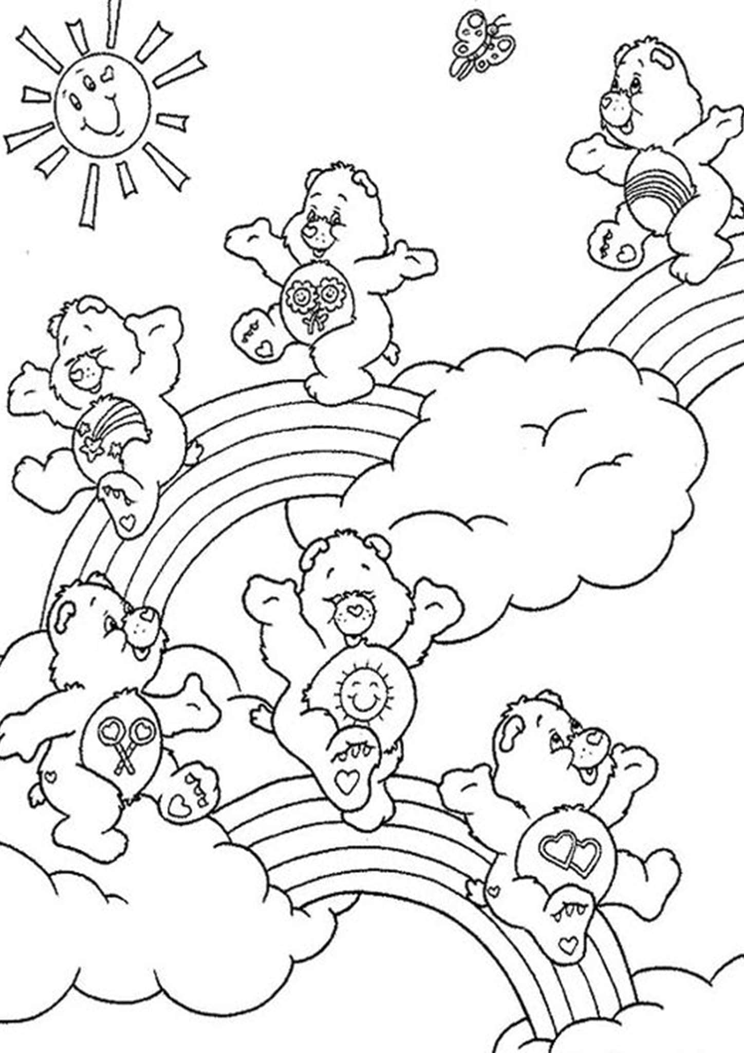 Rainbow Coloring Pages Free Printable 46