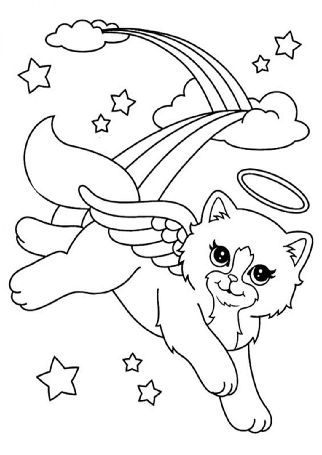 Rainbow Coloring Pages Free Printable 51