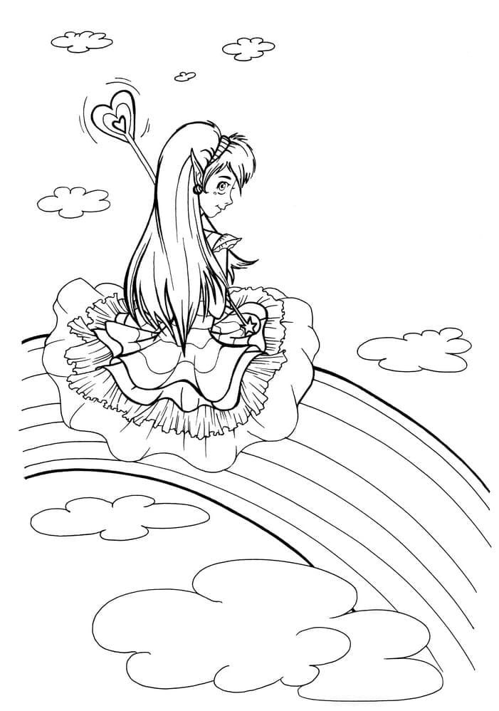 Rainbow Coloring Pages Free Printable 53