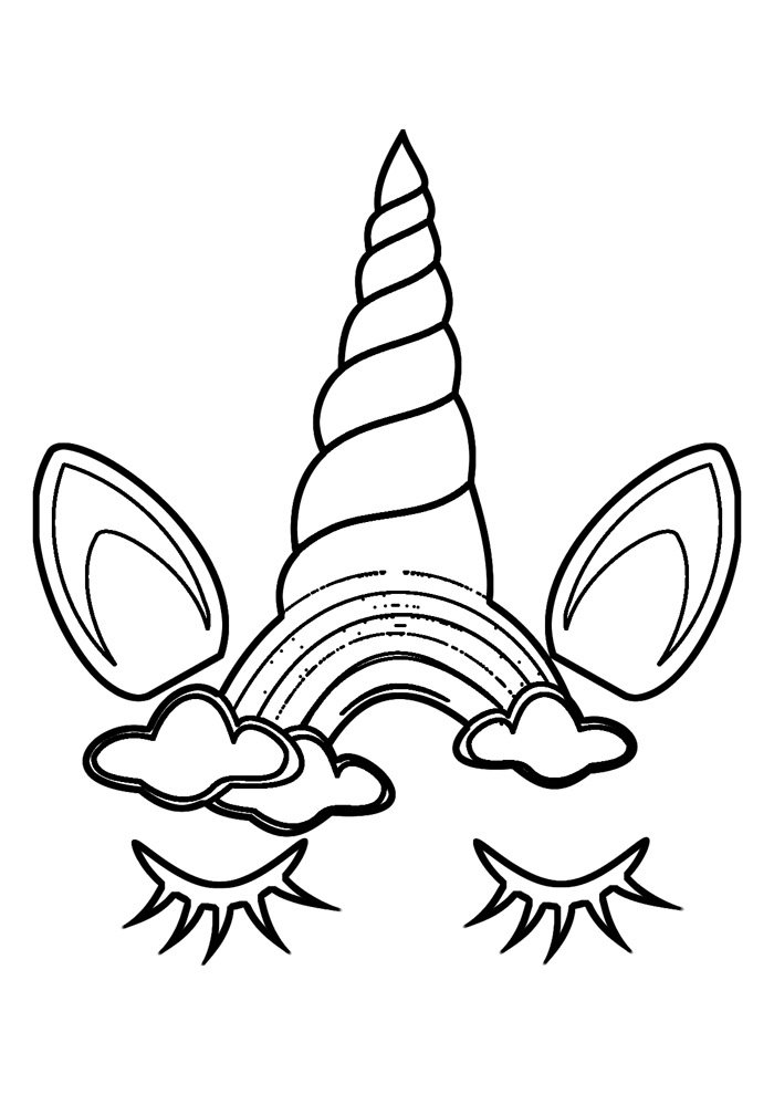 Rainbow Coloring Pages Free Printable 65