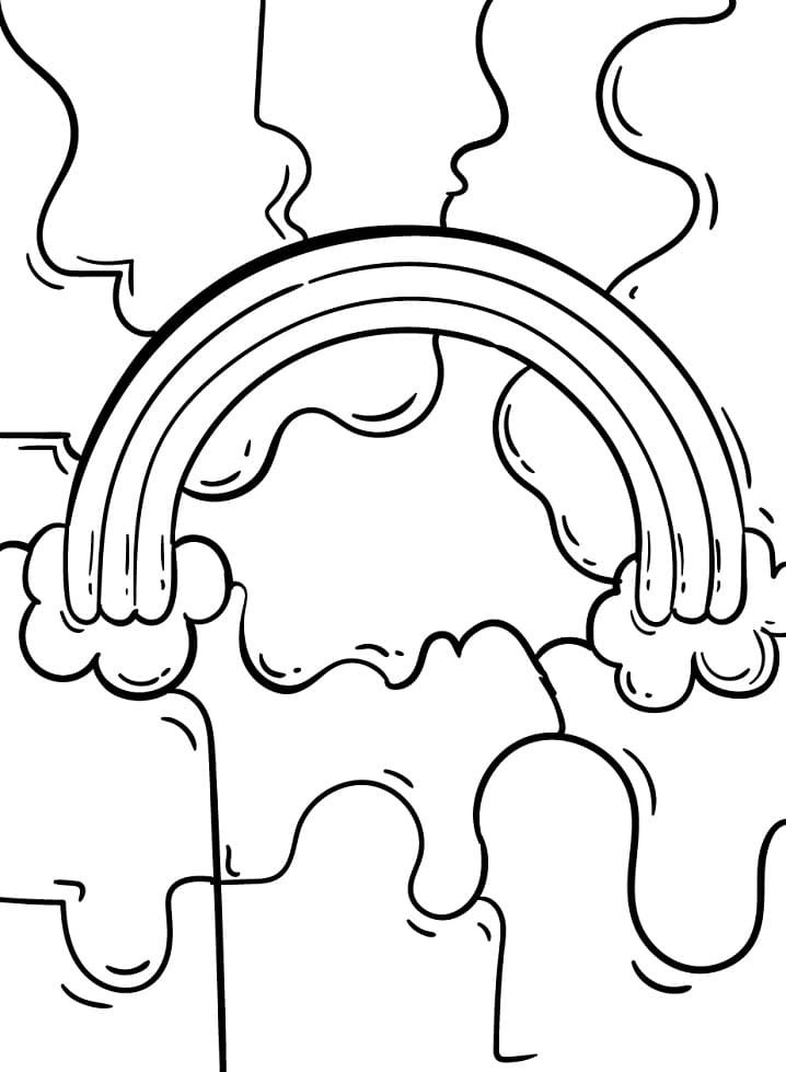 Rainbow Coloring Pages Free Printable 76