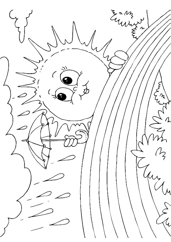 Rainbow Coloring Pages Free Printable 8