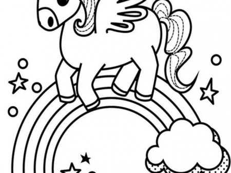 Rainbow Coloring Pages Free Printable 86