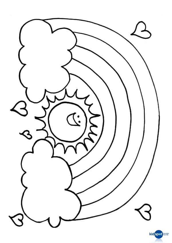 Rainbow Coloring Pages Free Printable 98