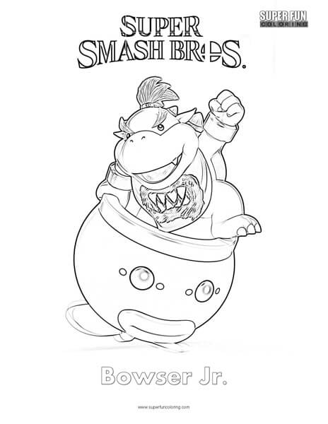 Super Mario Bowser Coloring Pages Free Printable 109