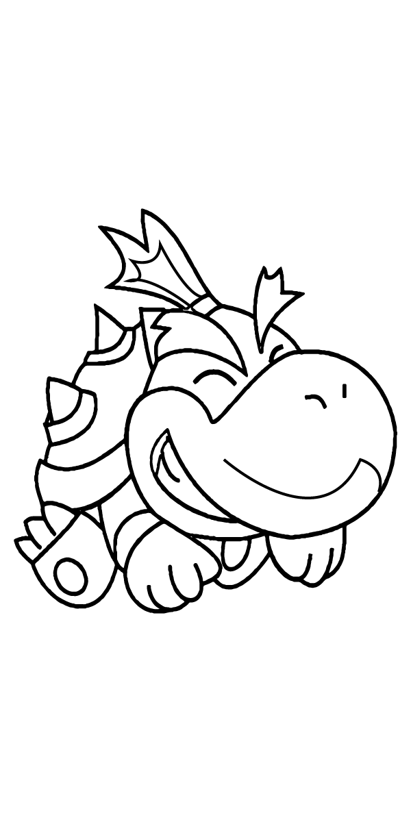 Super Mario Bowser Coloring Pages Free Printable 112