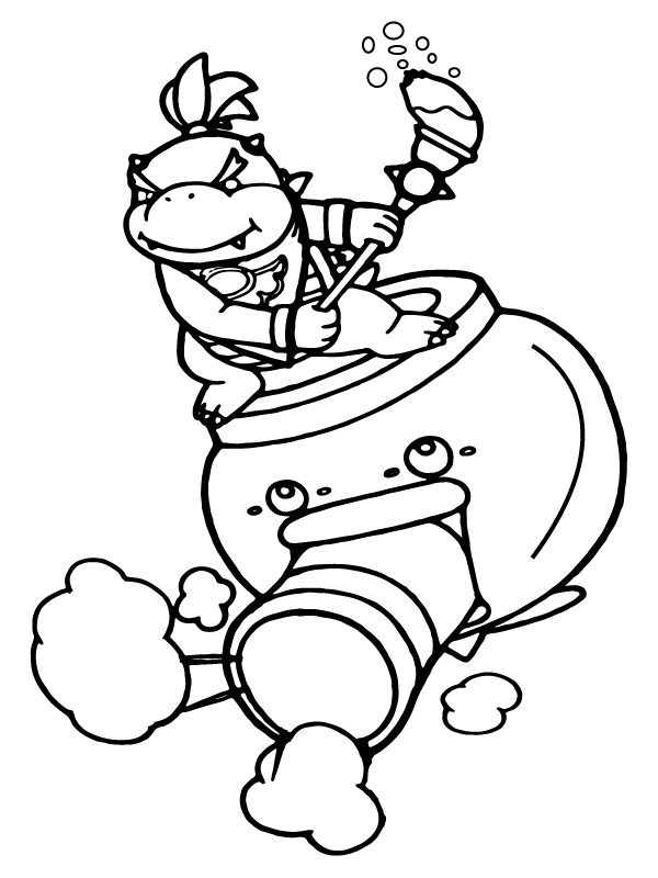 Super Mario Bowser Coloring Pages Free Printable 140