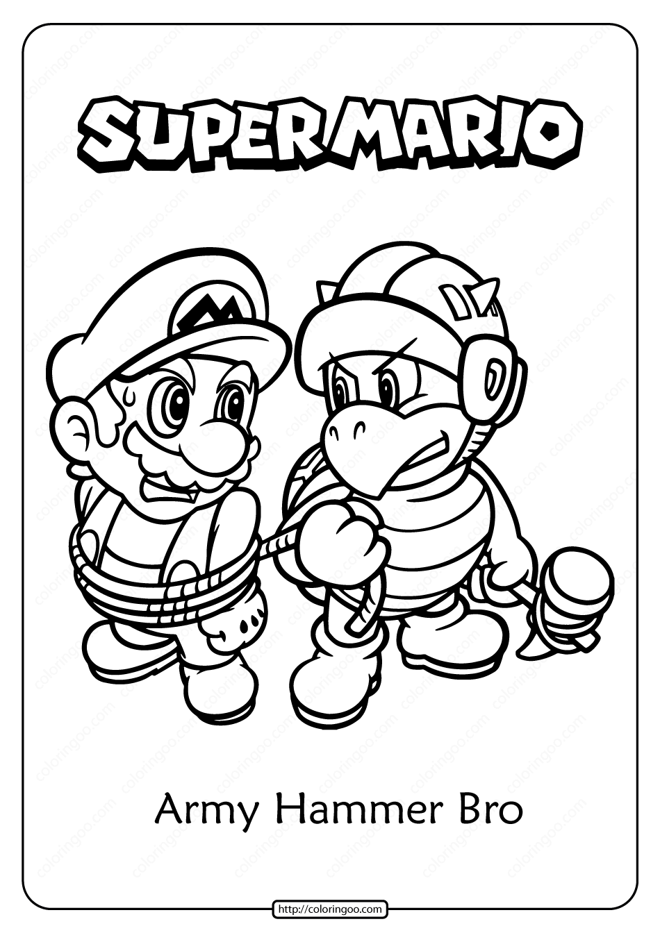 Super Mario Bowser Coloring Pages Free Printable 143