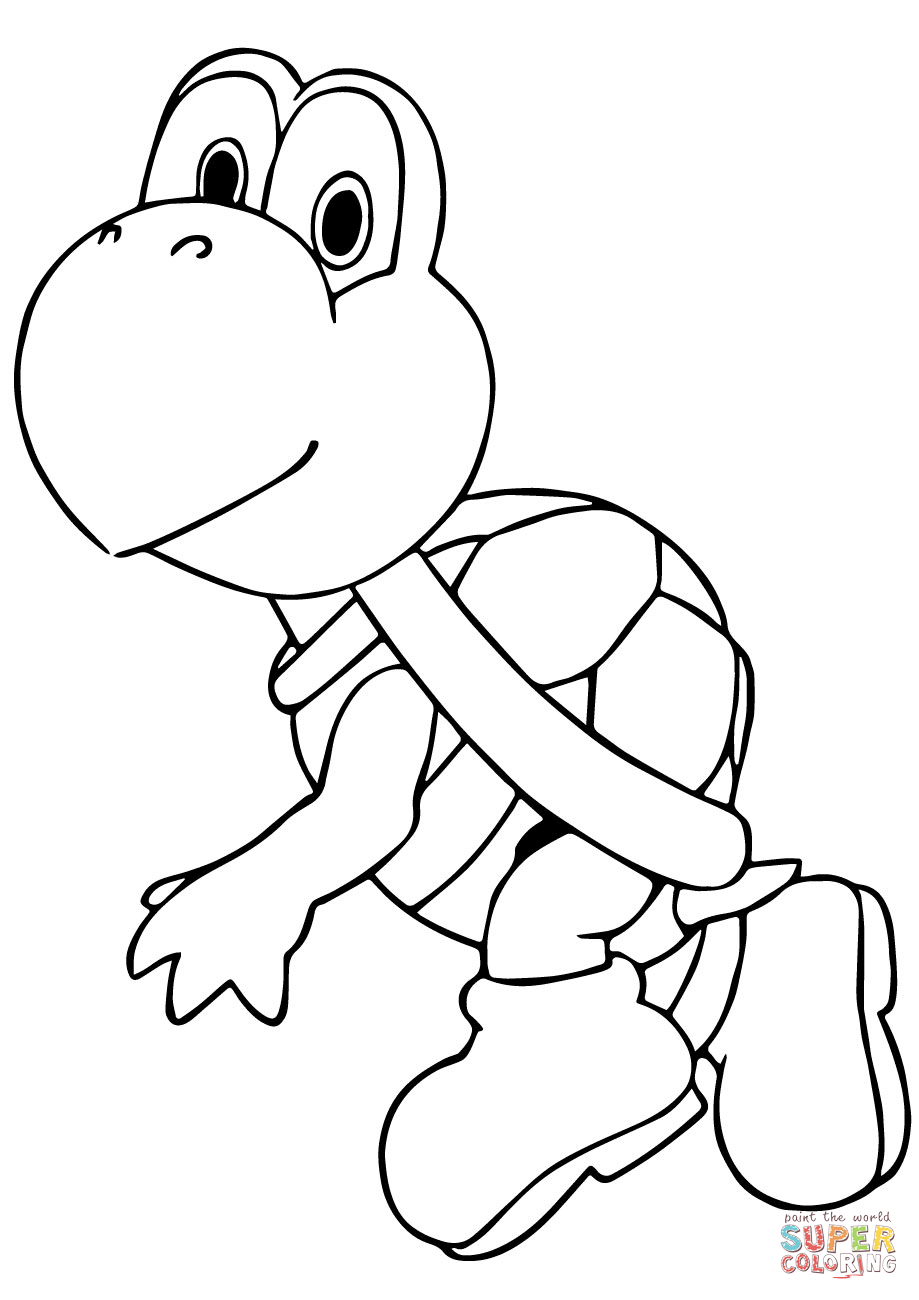 Super Mario Bowser Coloring Pages Free Printable 152