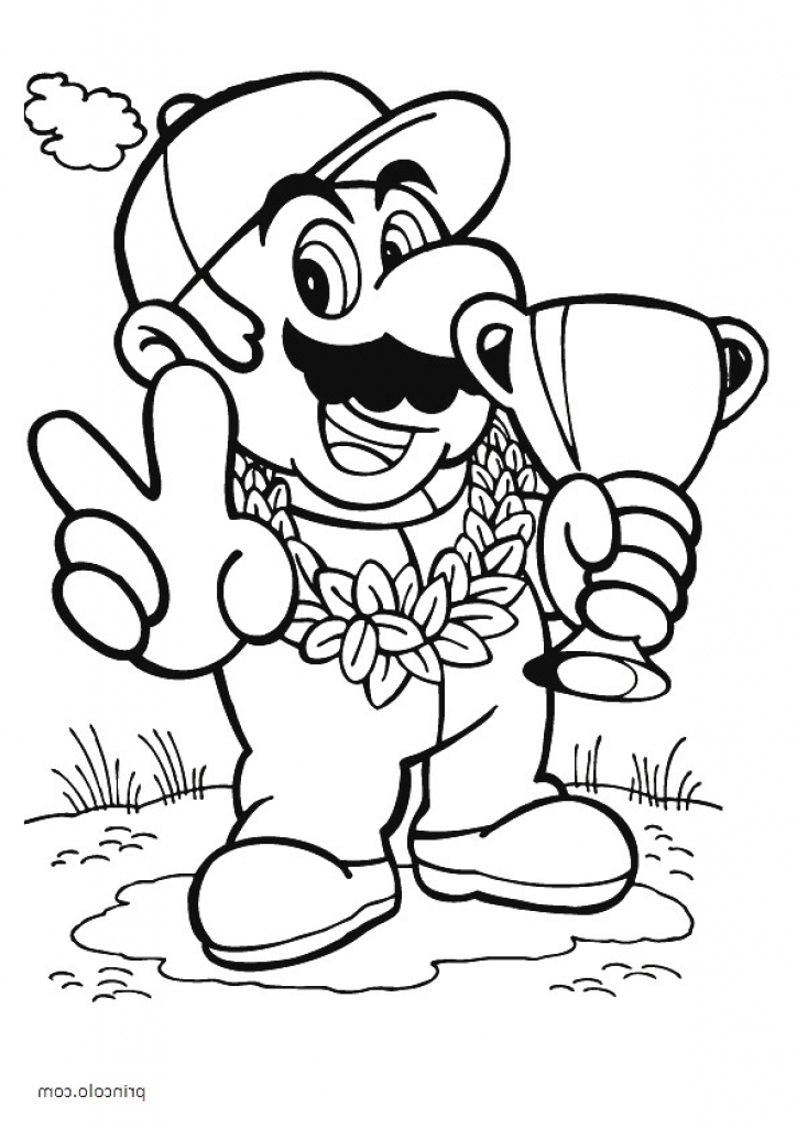 Super Mario Bowser Coloring Pages Free Printable 22