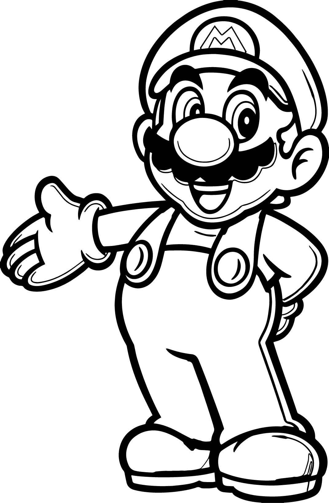 Super Mario Bowser Coloring Pages Free Printable 39