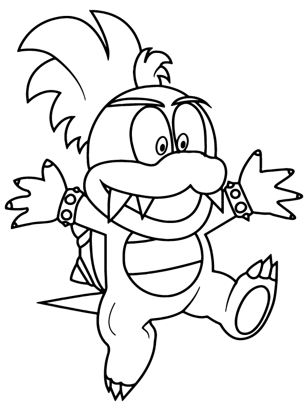 Super Mario Bowser Coloring Pages Free Printable 47