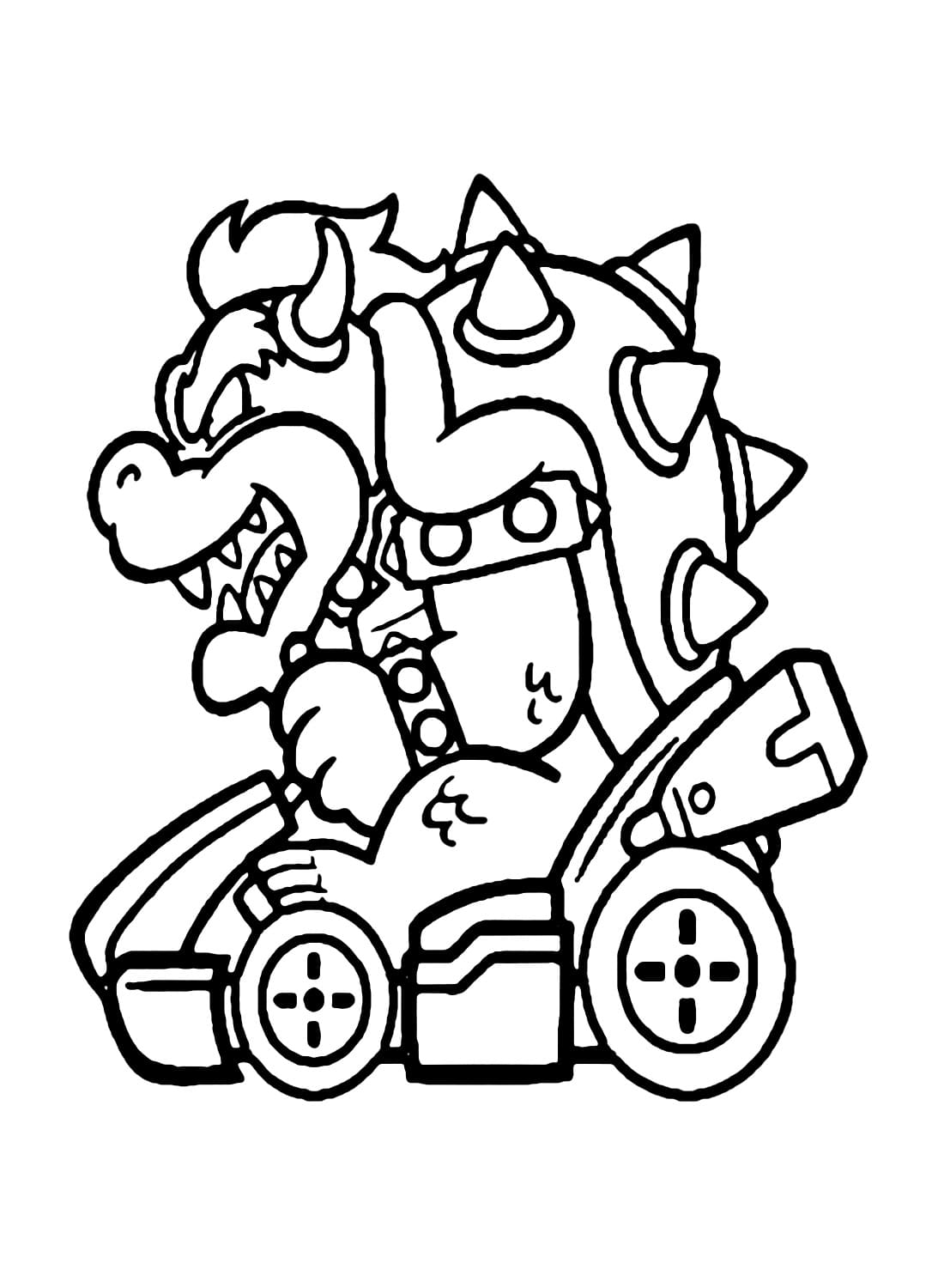 Super Mario Bowser Coloring Pages Free Printable 56