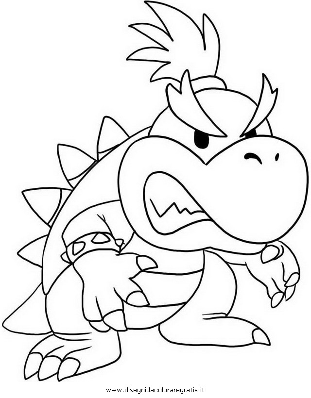 Super Mario Bowser Coloring Pages Free Printable 68