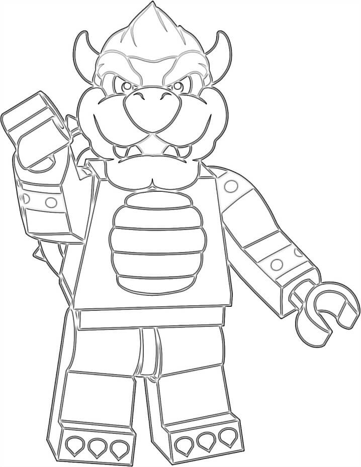 Super Mario Bowser Coloring Pages Free Printable 76