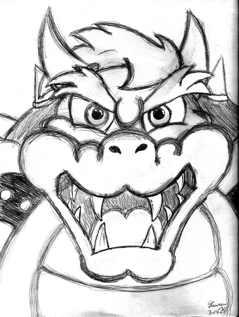 Super Mario Bowser Coloring Pages Free Printable 80