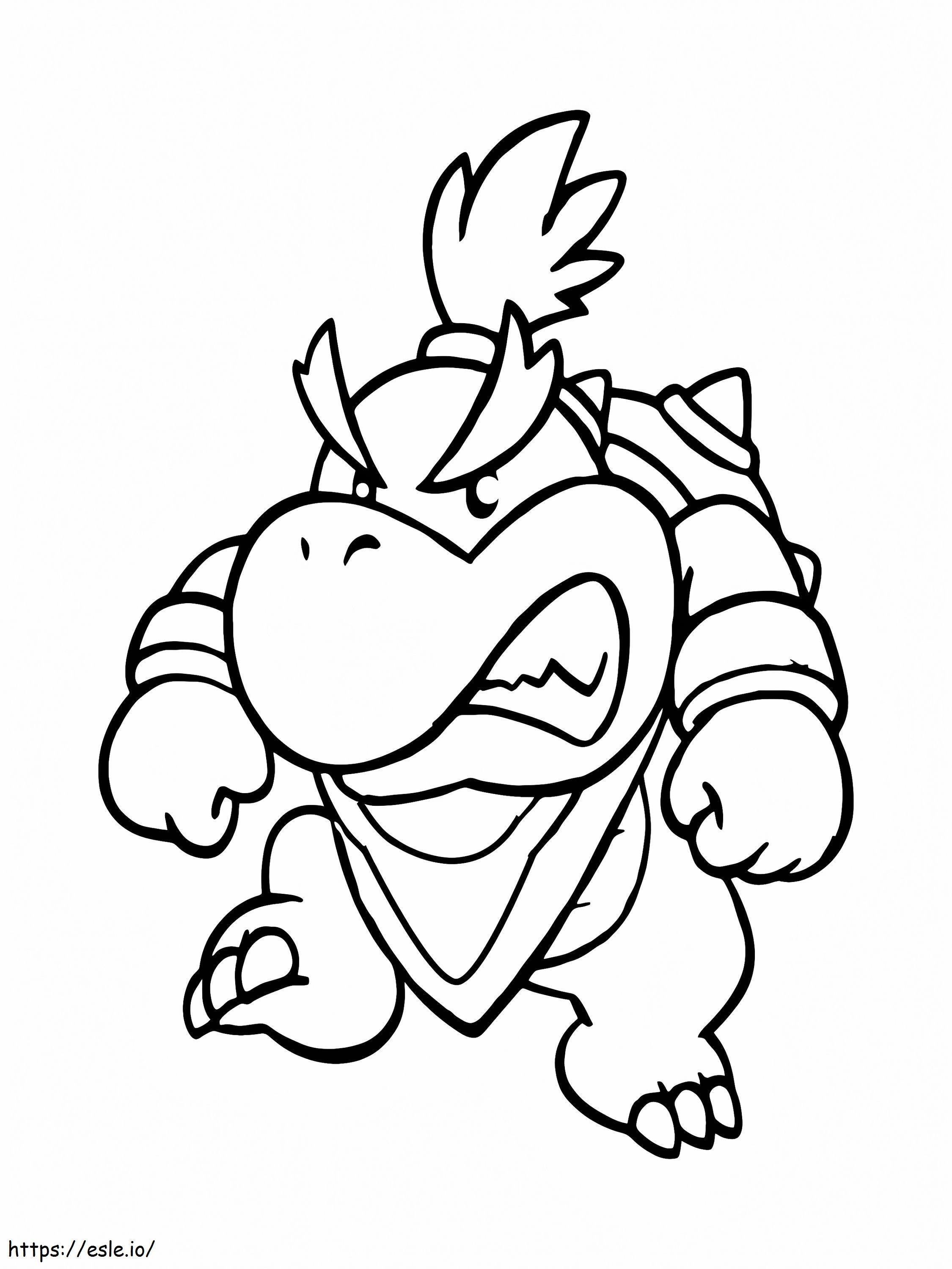 Super Mario Bowser Coloring Pages Free Printable 87