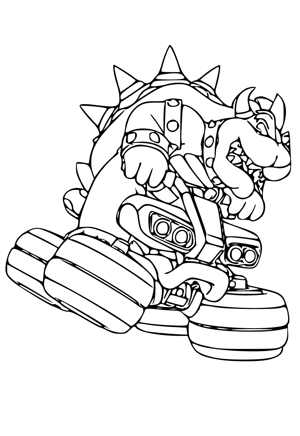 Super Mario Bowser Coloring Pages Free Printable 90