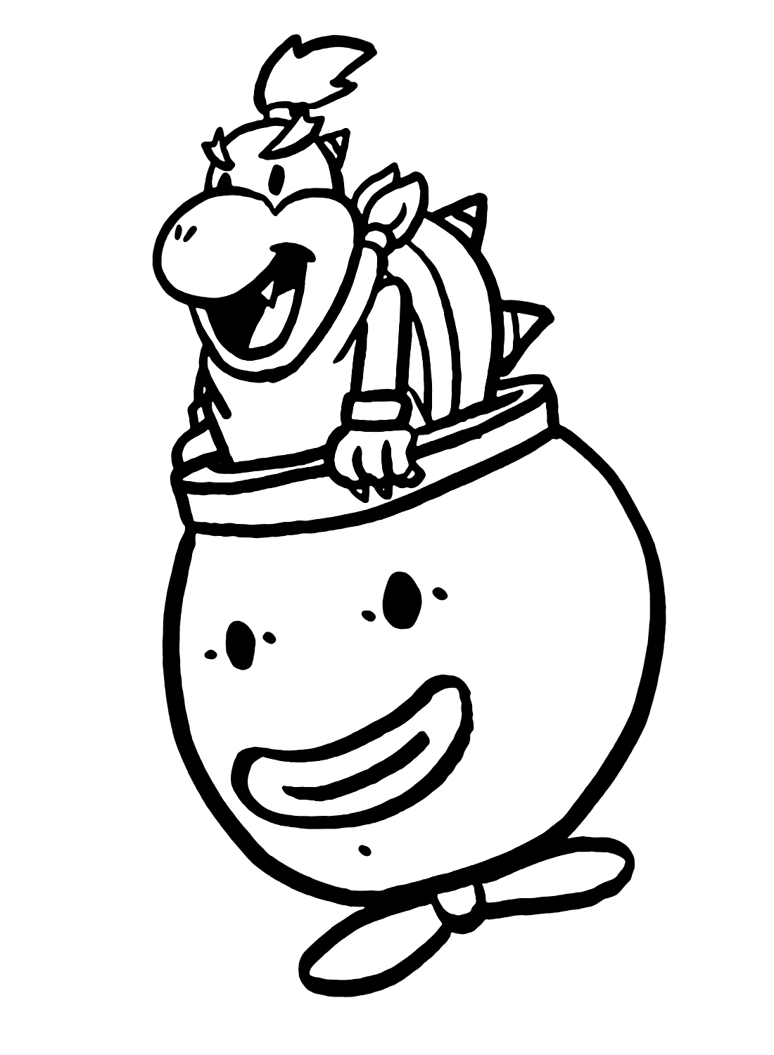 Super Mario Bowser Coloring Pages Free Printable 92