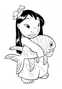 100+ Lilo and Stitch Coloring Pages: Ohana Fun 10