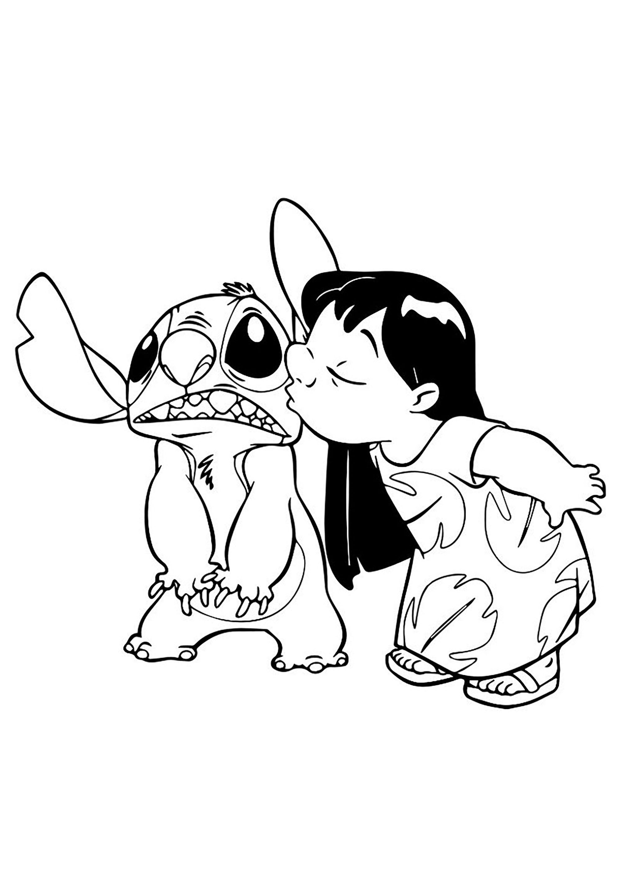 100+ Lilo and Stitch Coloring Pages: Ohana Fun 15