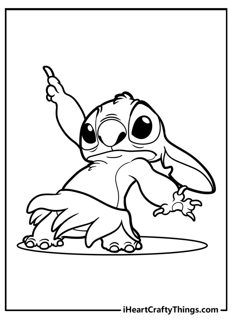 100+ Lilo and Stitch Coloring Pages: Ohana Fun 17