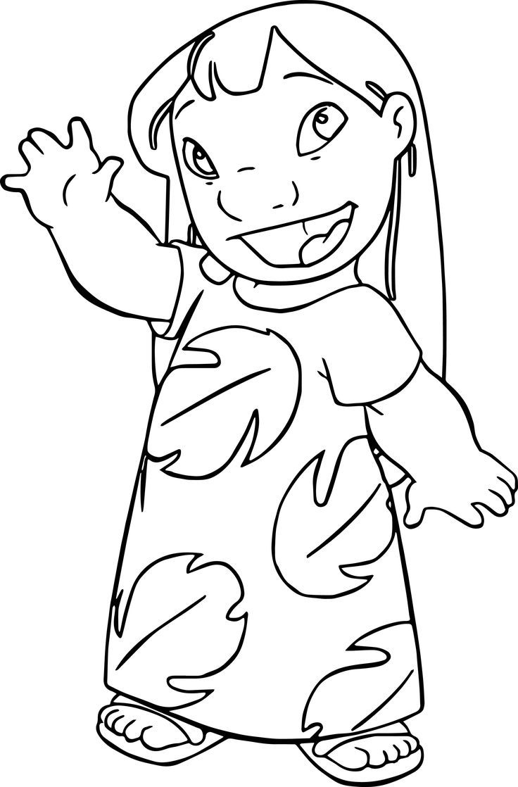 100+ Lilo and Stitch Coloring Pages: Ohana Fun 18