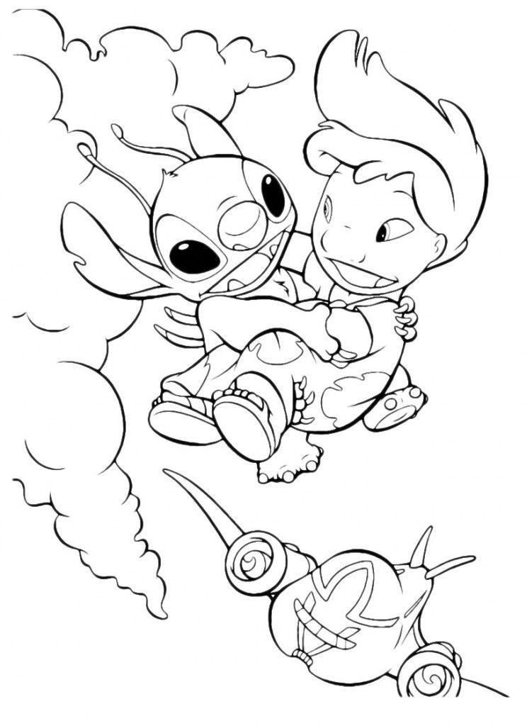 100+ Lilo and Stitch Coloring Pages: Ohana Fun 19