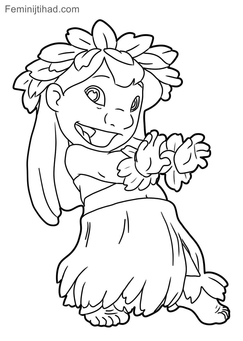 100+ Lilo and Stitch Coloring Pages: Ohana Fun 23