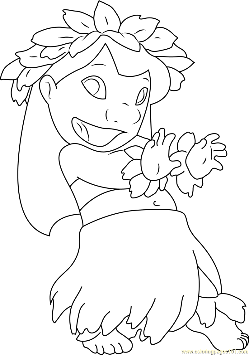 100+ Lilo and Stitch Coloring Pages: Ohana Fun 35