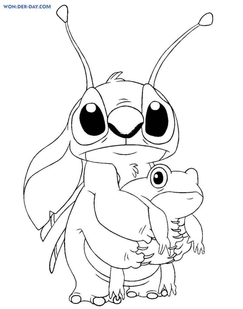 100+ Lilo and Stitch Coloring Pages: Ohana Fun 4