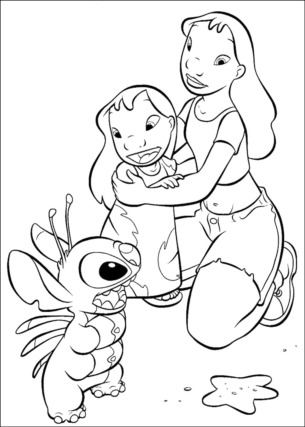 100+ Lilo and Stitch Coloring Pages: Ohana Fun 40