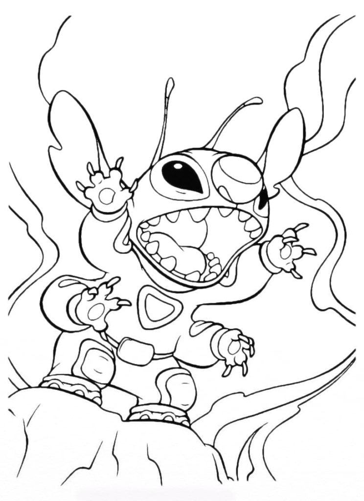 100+ Lilo and Stitch Coloring Pages: Ohana Fun 5