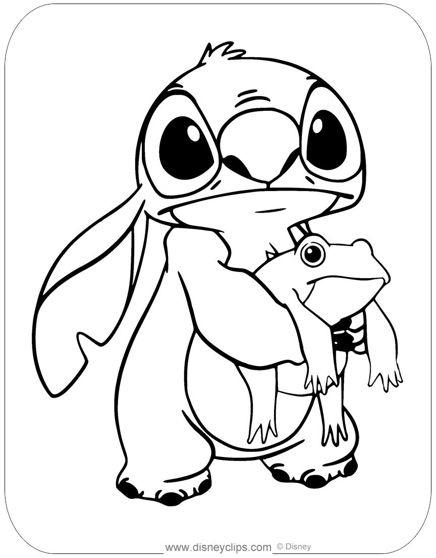 100+ Lilo and Stitch Coloring Pages: Ohana Fun 50