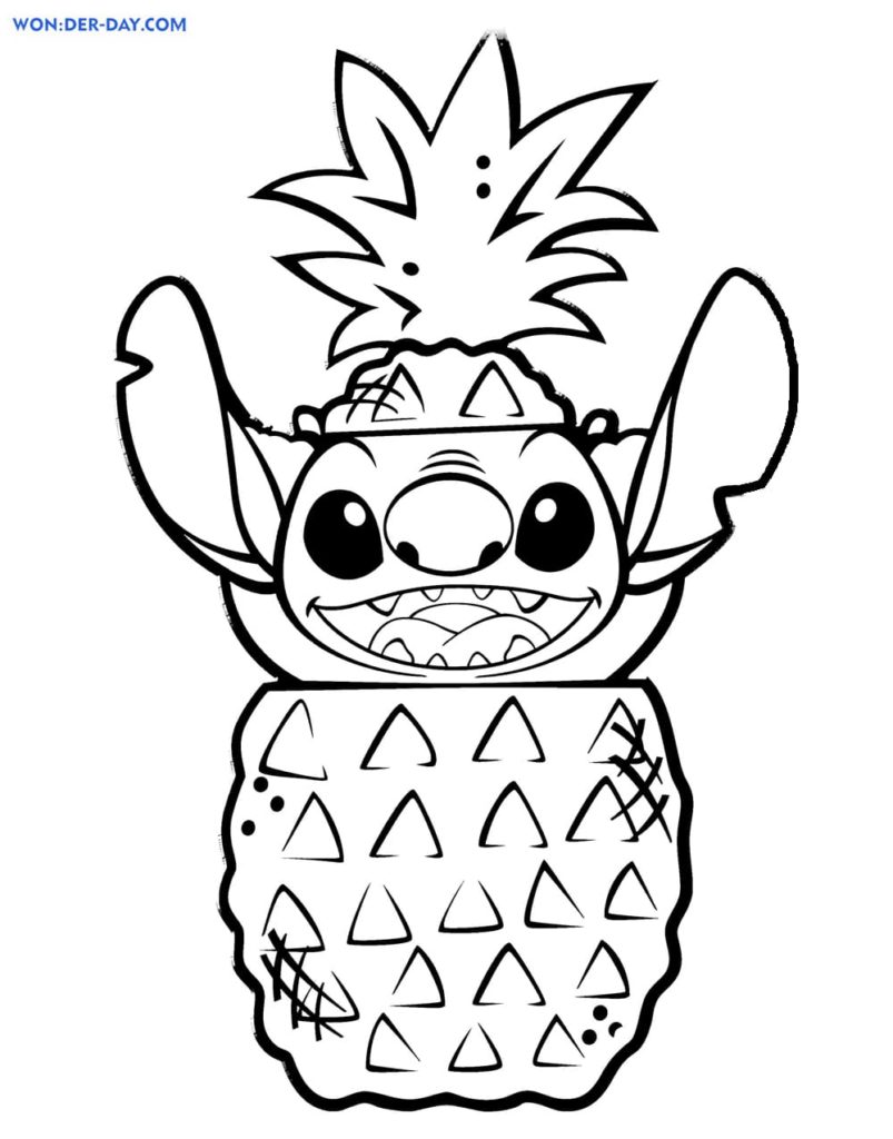 100+ Lilo and Stitch Coloring Pages: Ohana Fun 6