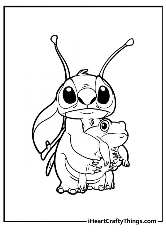 100+ Lilo and Stitch Coloring Pages: Ohana Fun 68