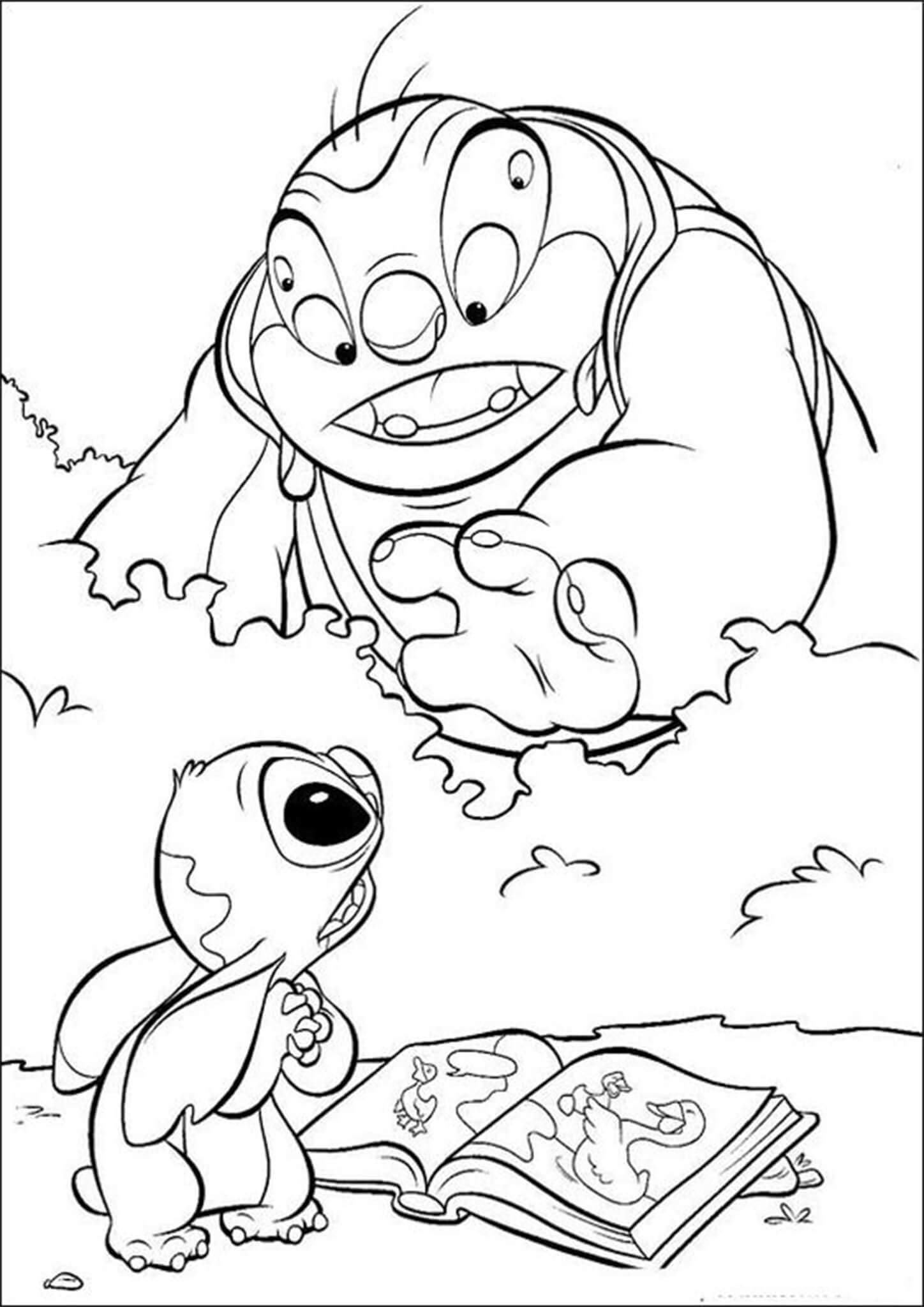 100+ Lilo and Stitch Coloring Pages: Ohana Fun 70