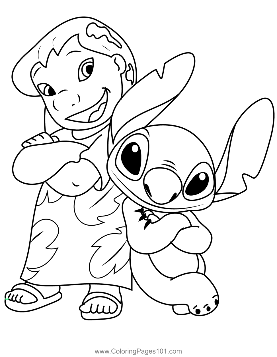 100+ Lilo and Stitch Coloring Pages: Ohana Fun 86